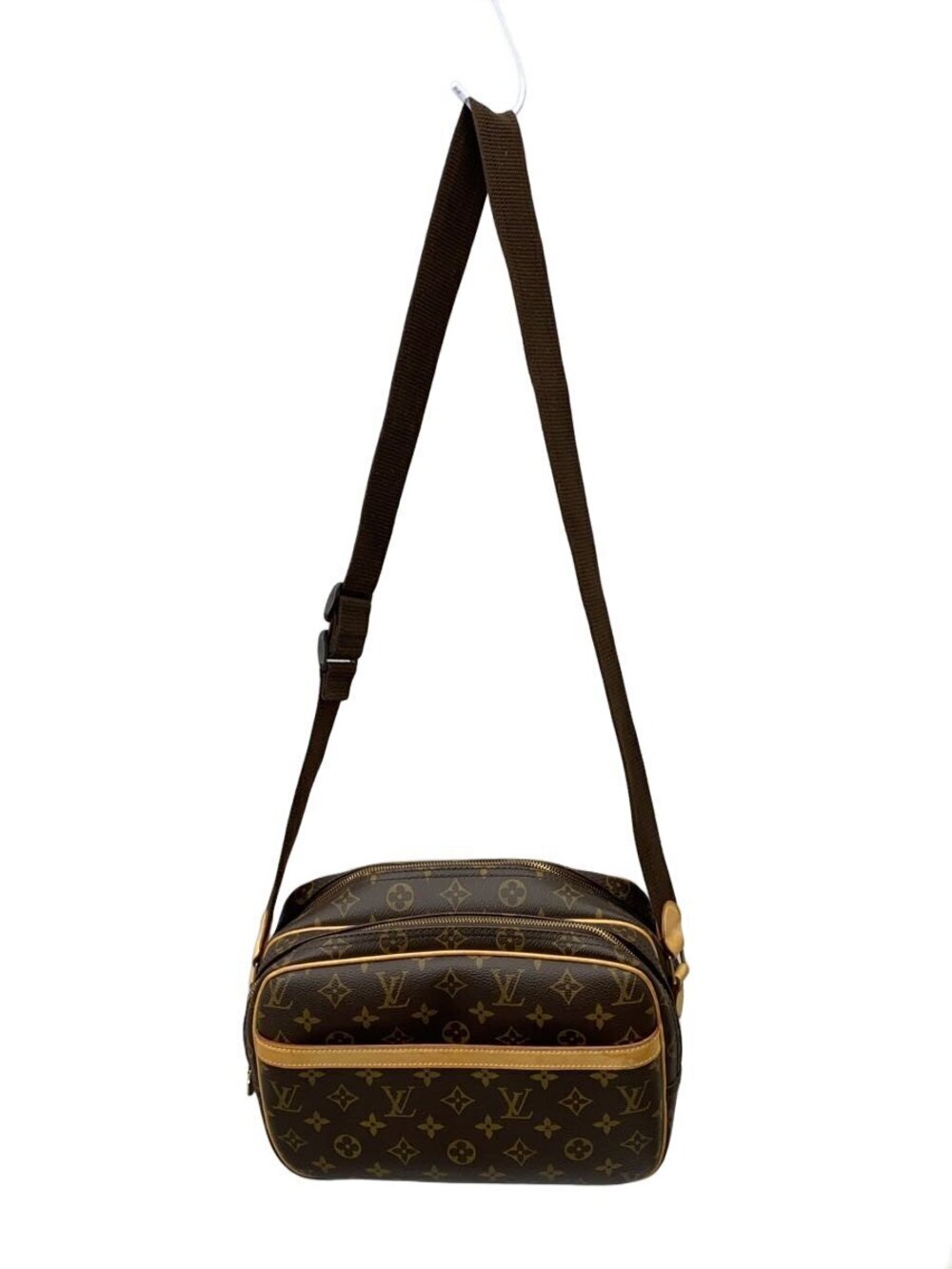 LOUIS VUITTON Reporter Monogram Canvas Brown
